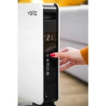 Convector caldura cu telecomanda Voltz V5-1974-B, 2000 W, 5-45 grade C, temporizator, afisaj LED, alb - imagine 4
