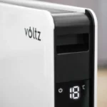 Convector caldura cu telecomanda Voltz V5-1974-B, 2000 W, 5-45 grade C, temporizator, afisaj LED, alb - imagine 6