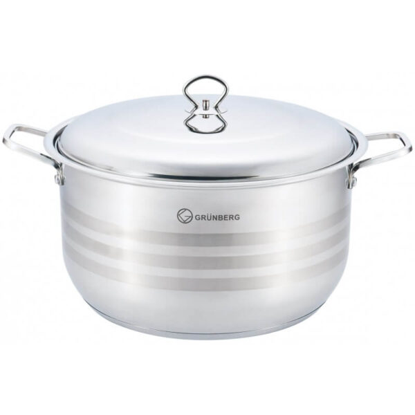Cratita cu capac din inox Grunberg GR8140