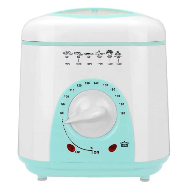 Friteuza Hausberg HB-1320, 1 L, 950 W, turcoaz