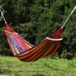 Hamac cu bara din lemn Grunberg HM280, 200x80 cm - imagine 2