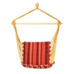 Hamac tip scaun Belize Vulcano, bara din lemn, 104 x 56 cm - imagine 2