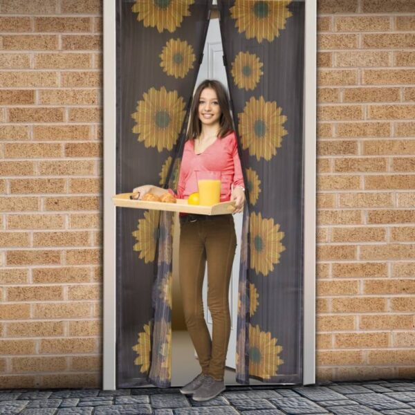 Perdea tip plasa anti-insecte cu magneti Grunberg MN003