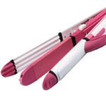 Placa par 3 in 1 Hausberg HB-31RZ, 45 W, ceramica, roz - imagine 3