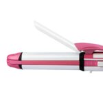 Placa par 3 in 1 Hausberg HB-31RZ, 45 W, ceramica, roz - imagine 4