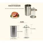 Presa din inox pentru sunca Grunberg GR751, 1.3 l, Ø16 x 10 cm - imagine 4