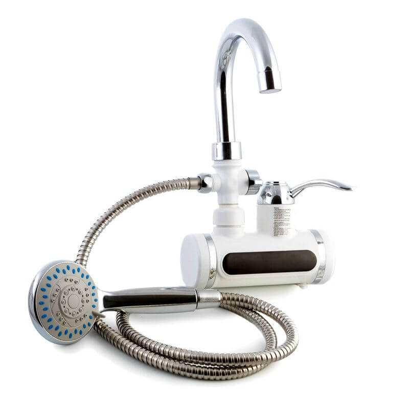 Robinet electric instant cu display si furtun pentru dus