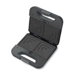 Sandwich-maker Zilan ZLN-3932, 5 in 1, 800 W, Negru/Inox - imagine 3