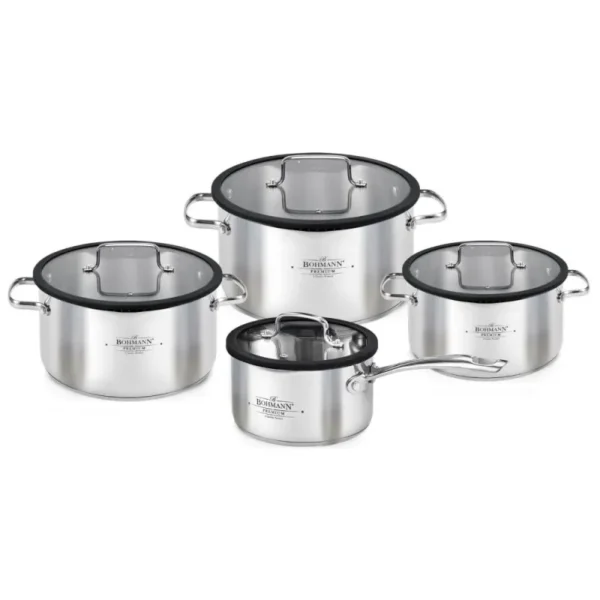 Set 4 oale inox Bohmann Premium BP-0830-08