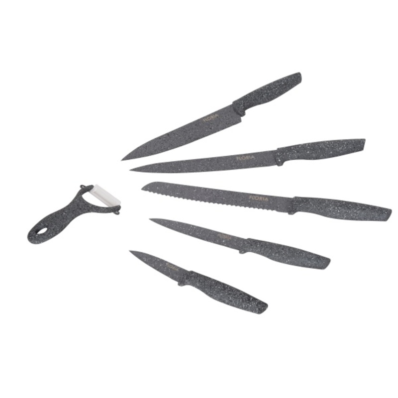 Set cutite 6 piese din inox Floria ZLN1136