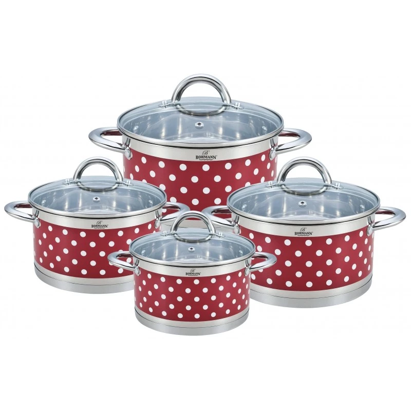 Set oale inox cu capac Bohmann BH-7626-08