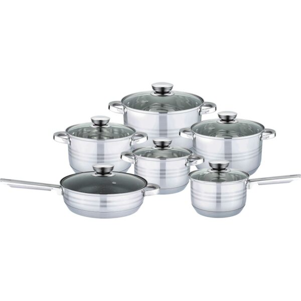 Set oale inox + tigaie Bohmann BH-1241-12