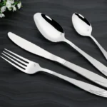 Set tacamuri inox 84 piese Bohmann Premium BP-A84-SM, 12 persoane, argintiu, diplomat - imagine 2