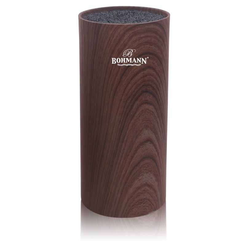 Suport-rotund-pentru-cutite-Bohmann-BH6166-imitatie-lemn-maro.jpg Suport rotund pentru cutite Bohmann BH6166