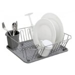 Suport vase cu tava si suport tacamuri Grunberg GR3235, aluminiu + plastic - imagine 2