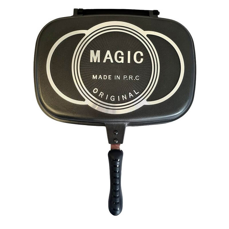Tigaie dubla tip grill Magic