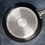 Tigaie inalta din aluminiu Bohmann BH-1108-24MRB, 24 x 7 cm, maner inox, interior marmorat, capac - imagine 3