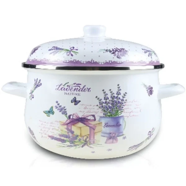 Cratita emailata cu capac Grunberg GR2600A