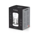 Aparat de facut cafea Floria ZLN9274, Alb, 600 W, oprire automata, vas 1.2 litri - imagine 5