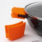 Maner silicon pentru oale/cratite Goldmann GM-0040, portocaliu, set 2 bucati - imagine 2
