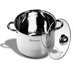 Oala din inox cu capac din sticla Grunberg GR2132