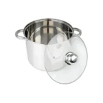 Oala din inox cu capac din sticla Grunberg GR2132