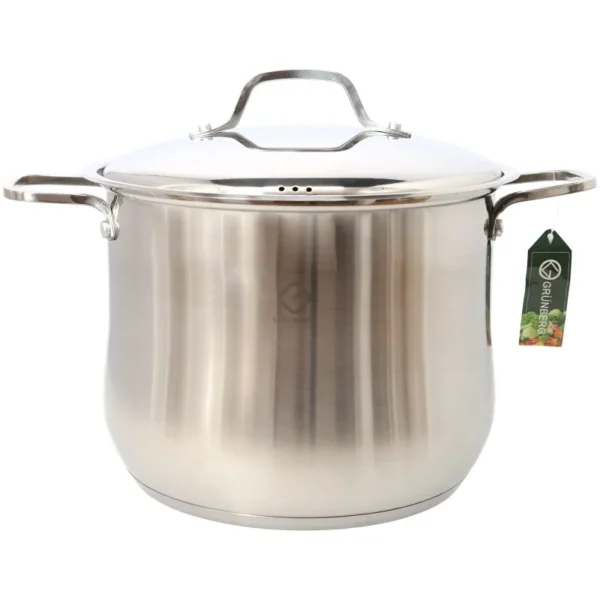 Oala inox cu capac din inox Grunberg GR3138