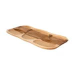 Platou lemn cu 5 compartimente 63x28x2.5cm EXT 6080