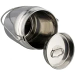 Recipient inox cu capac si maner pentru depozitare lapte Grunberg IRL55L