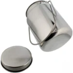 Recipient inox cu capac si maner pentru depozitare lapte Grunberg IRL55L
