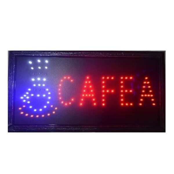 Reclama luminoasa dinamica Cafea