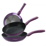 Set 3 tigai din aluminiu forjat Cheffinger CF-FA03 CF-FA03 PUR