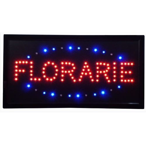 Reclama luminoasa led Florarie