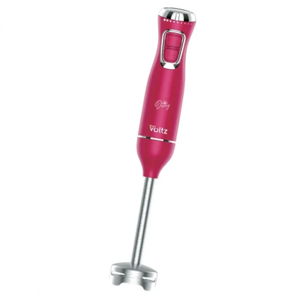 Blender vertical de mana Oliver Voltz Daisy OV51112W, 2 viteze, lame din otel, 800W, rosu
