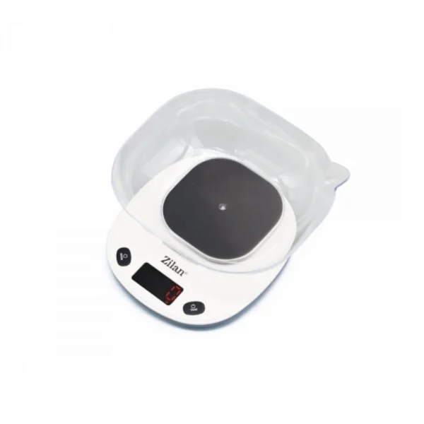 Cantar alimentar Zilan ZLN7880, alb, capacitate maxim 5 kg, ecran digital, oprire automata