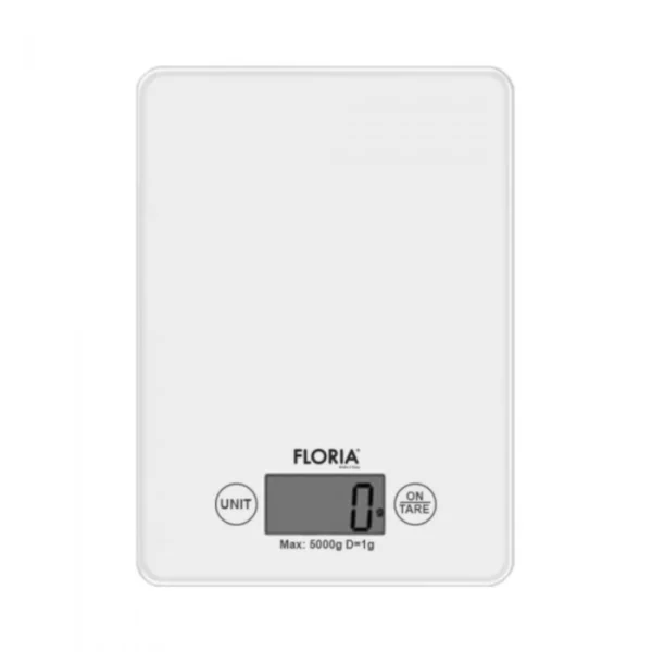 Cantar bucatarie digital Floria ZLN1685, 5 kg, Alb