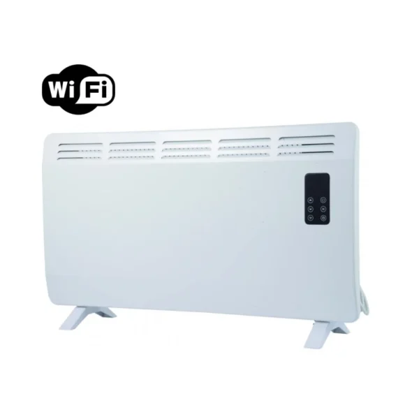 Convector electric cu WIFI Oliver Voltz OV51974D, 2400 W, 4 moduri de incalzire, timer 24h, mod silentios, alb