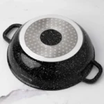 Cratita aluminiu Goldmann GM-0532, 32x8.5 cm, 5.5 L, inductie, acoperire ceramica, capac - imagine 6