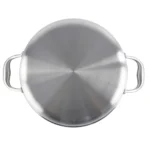 Cratita inox Grunberg GR9928, 28x12.5 cm, 6.1 l, capac sticla, invelis anti-aderent honeycomb, compatibila plita cu inductie - imagine 3