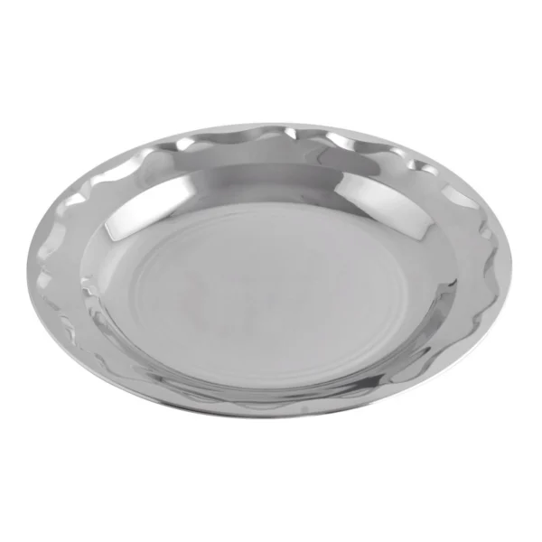 Farfurie din inox, adanca, 21.50 cm, Grunberg IBP215