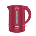 Fierbator electric Oliver Voltz Daisy OV51230W, 1.7 L, 2200W, filtru NYLON, oprire automata, baza rotativa la 360°, rosu