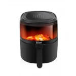 Friteuza air fryer Zilan ZLN9983, 1500W, capacitate 5L, temperatura maxima 200 grade, Negru - imagine 2