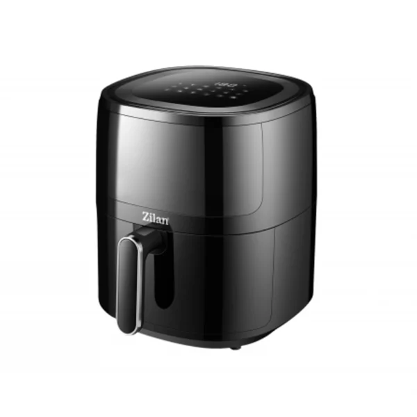 Friteuza air fryer Zilan ZLN9983, 1500W, capacitate 5L, temperatura maxima 200 grade, Negru