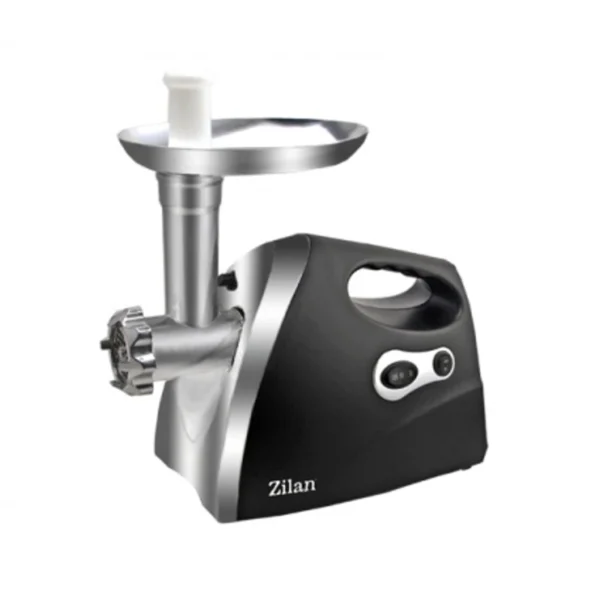 Masina de tocat carne Zilan ZLN-7599, 1200W, tava si panou inox, accesorii umplut carnati, functie revers, 1.6kg/min