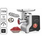 Masina de tocat carne multifunctionala Zilan ZLN0126, 2100 W, Negru/Gri, 3 viteze - imagine 2