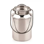 Bidon din inox, cu capac si maner, pentru depozitare lapte, miere sau ulei, 2.00 l, Grunberg IRL25