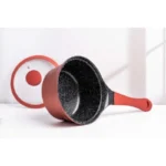 Set cratite aluminiu Goldmann GM-1009, 1.8 L, 2.3 L, 2.4 L, 2.5 L, 4 L, 9 piese, interior marmura, capac sticla - imagine 14