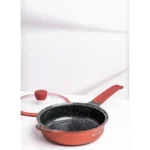 Set cratite aluminiu Goldmann GM-1009, 1.8 L, 2.3 L, 2.4 L, 2.5 L, 4 L, 9 piese, interior marmura, capac sticla - imagine 8