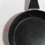 Tigaie aluminiu Goldmann GM-1000-22, 22 x 4.8 cm, interior marmorat, capac - imagine 3