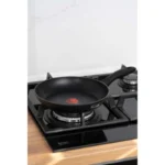 Tigaie antiaderenta cu senzor Goldmann GM-1006-22T BLACK, 22x4cm, invelis titan, inclusiv inductie - imagine 7